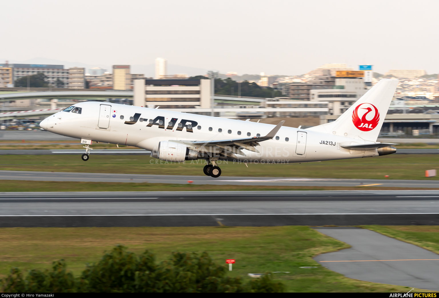 J-Air JA213J aircraft at Osaka - Itami Intl