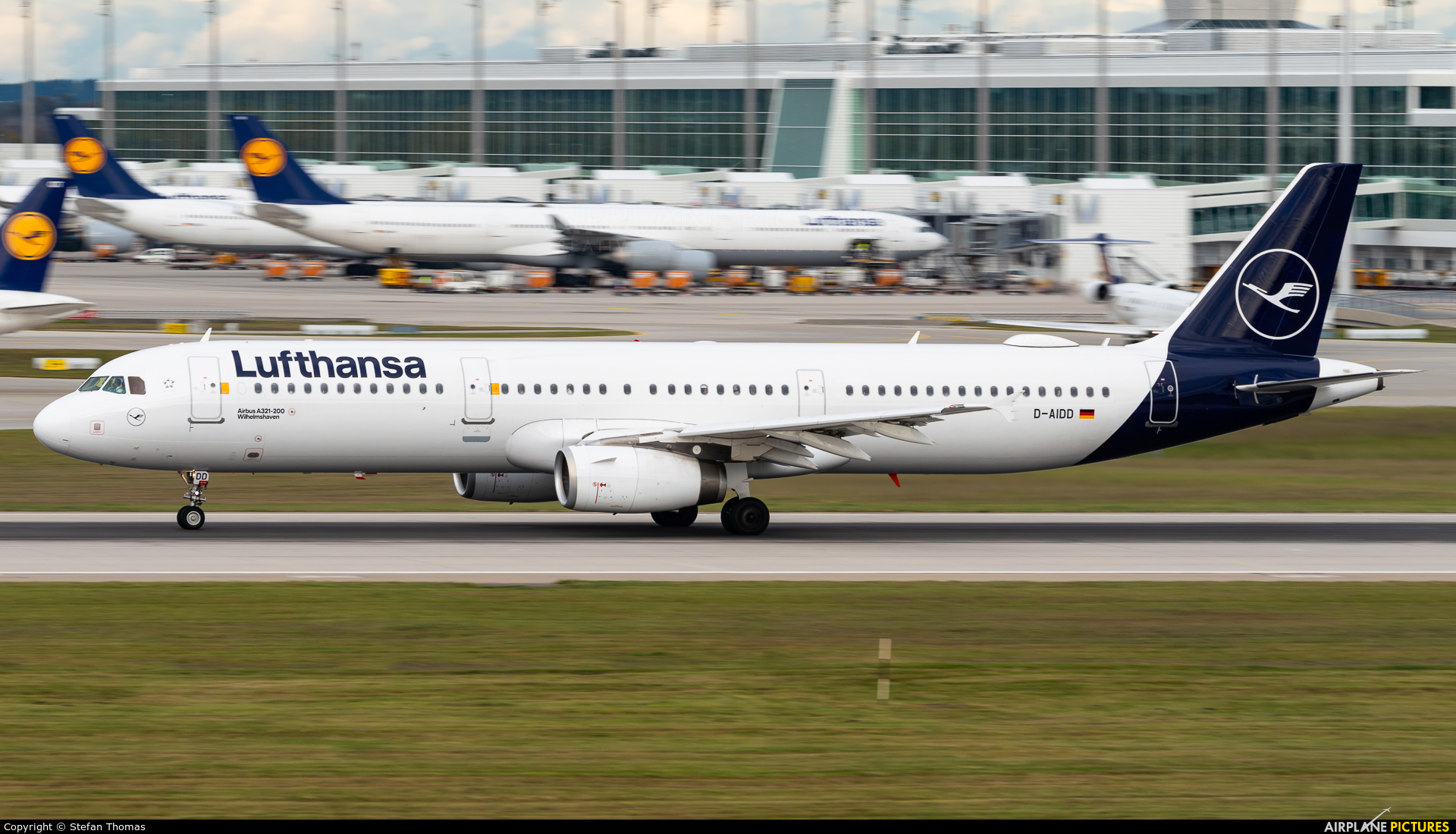 Lufthansa D-AIDD aircraft at Munich