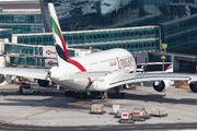 A6-EVE - Emirates Airlines Airbus A380 aircraft
