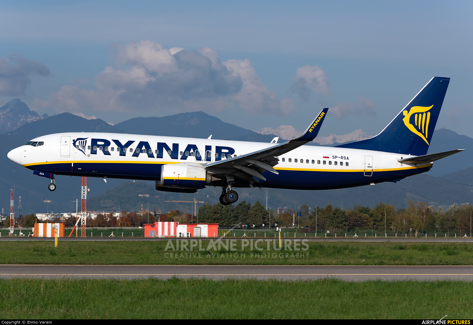 Ryanair Sun SP-RSA aircraft at Bergamo - Orio al Serio