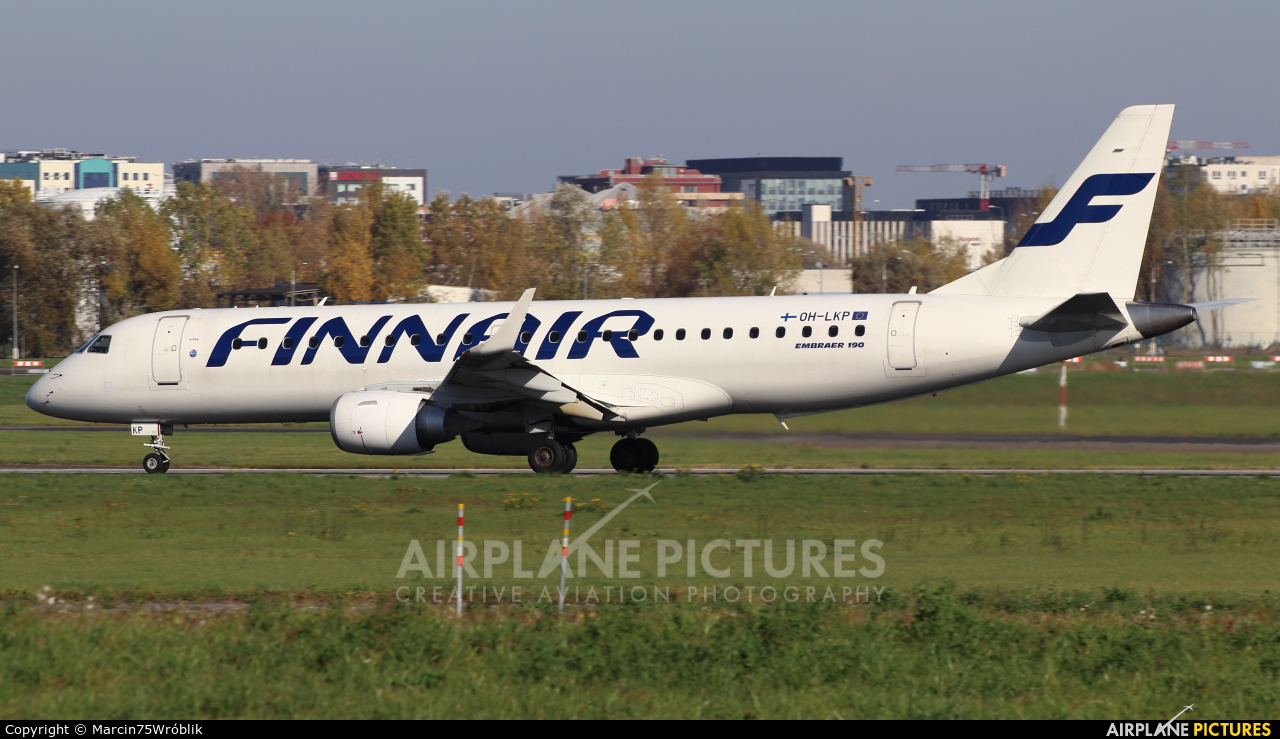 Finnair OH-LKP aircraft at Warsaw - Frederic Chopin