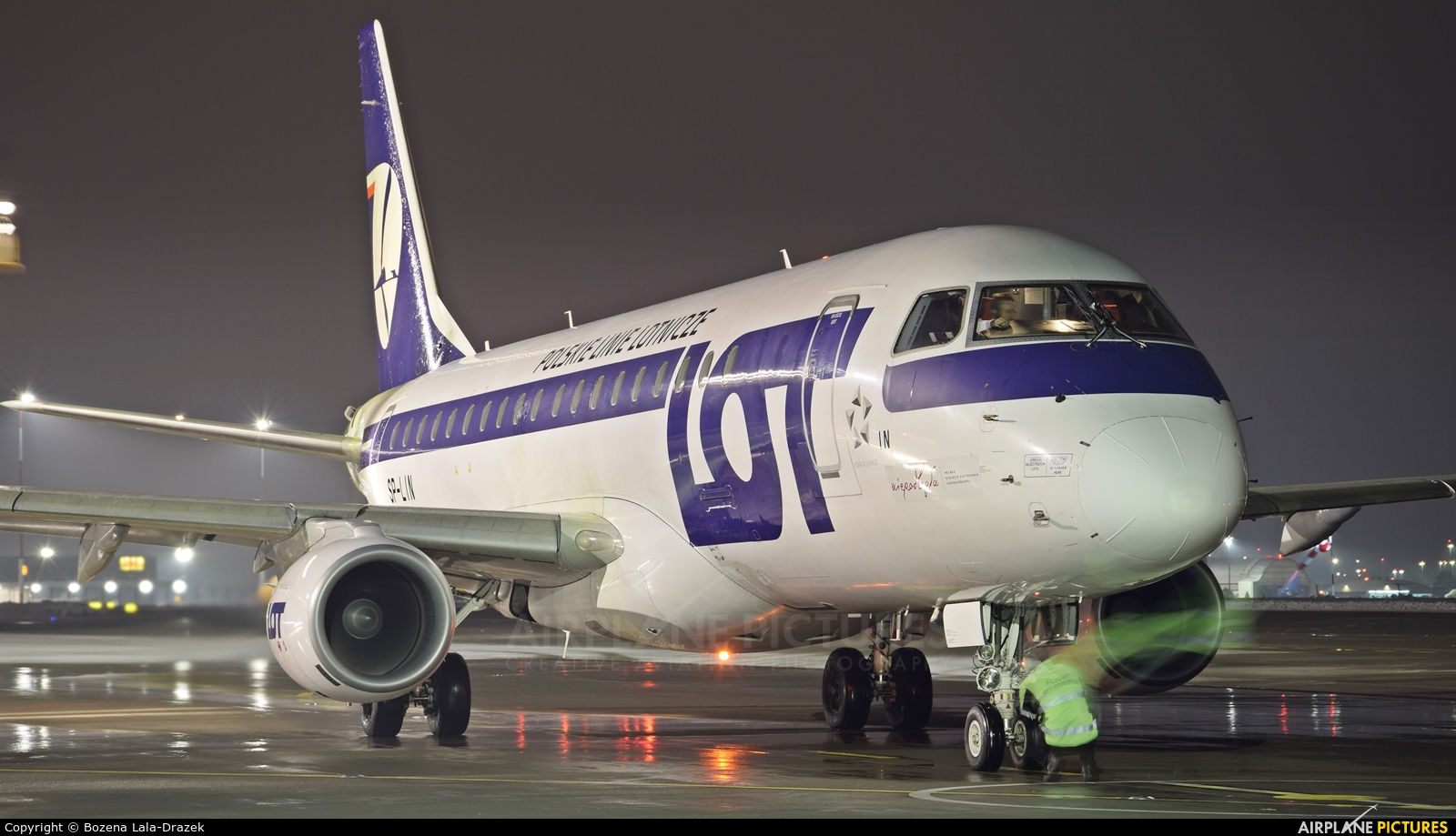 LOT - Polish Airlines SP-LIN aircraft at Katowice - Pyrzowice