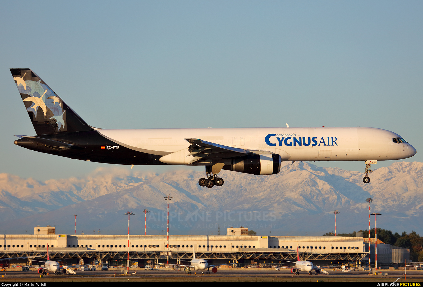 Cygnus Air EC-FTR aircraft at Milan - Malpensa