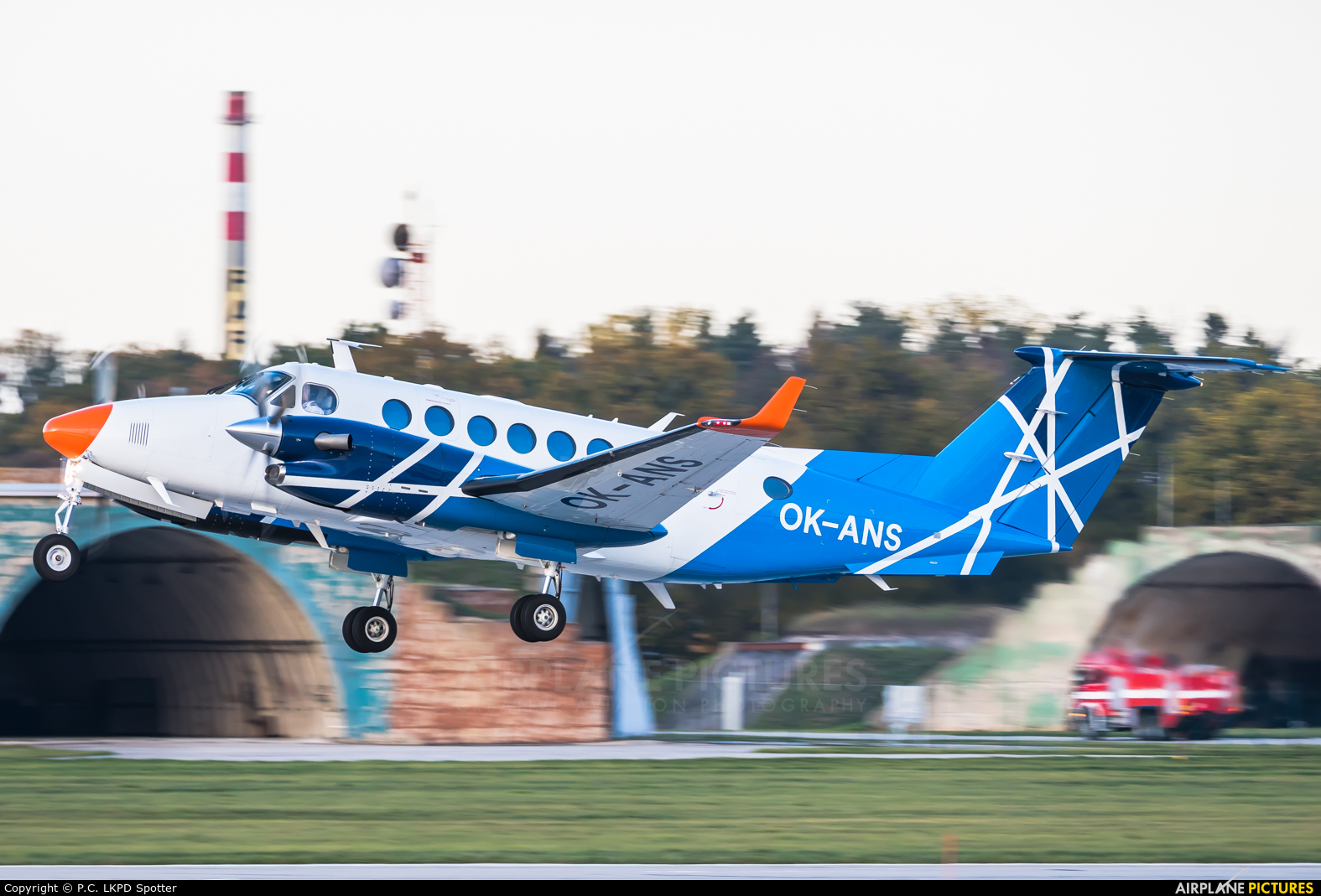 CAA - Czech Aviation Authority OK-ANS aircraft at Pardubice