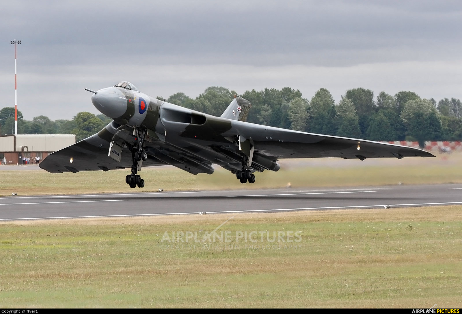Vulcan to the Sky Trust G-VLCN aircraft at Fairford