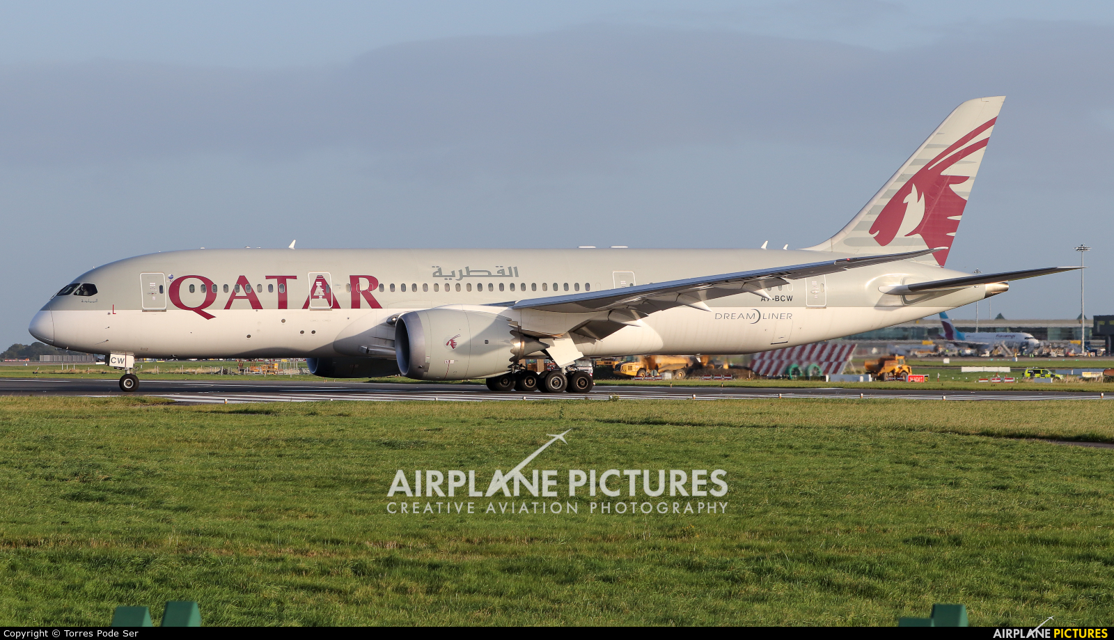 Qatar Airways A7-BCW aircraft at Dublin