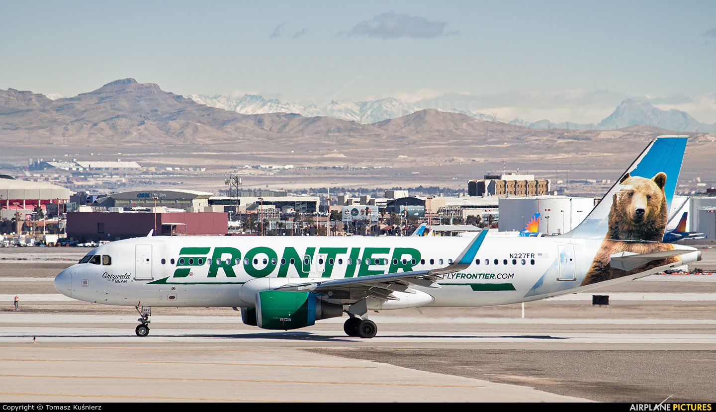 Frontier Airlines N227FR aircraft at Las Vegas - McCarran Intl