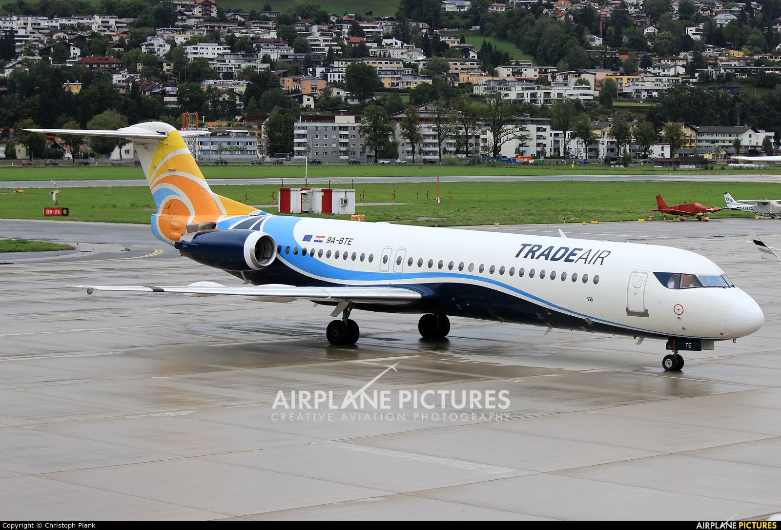 Trade Air 9A-BTE aircraft at Innsbruck