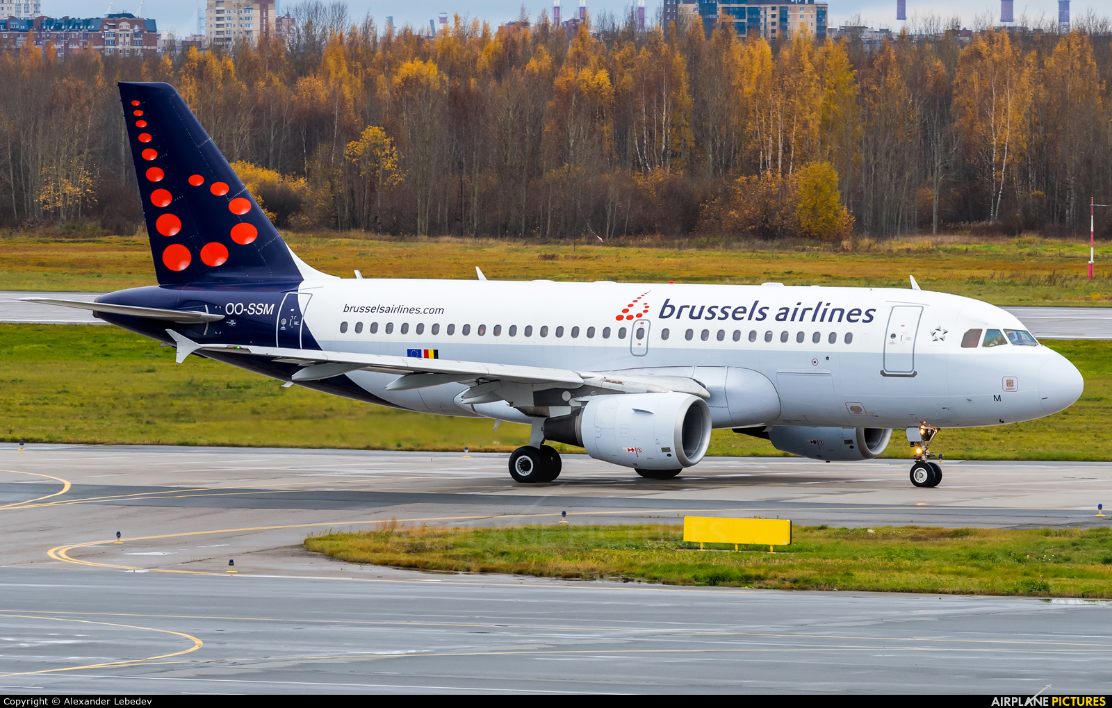 Brussels Airlines OO-SSM aircraft at St. Petersburg - Pulkovo