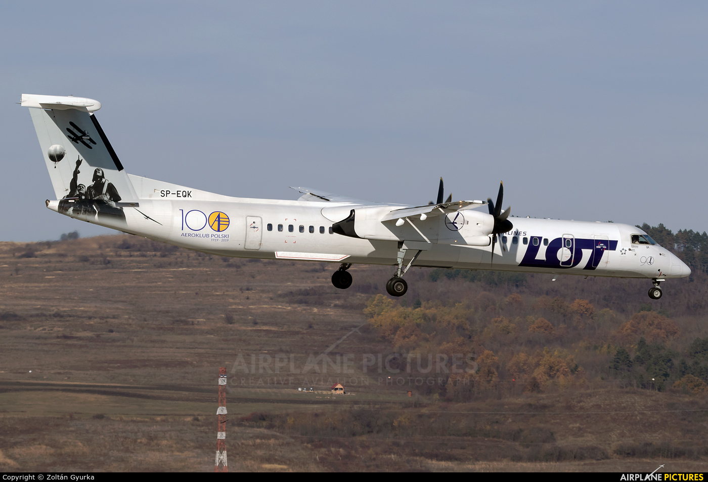 LOT - Polish Airlines SP-EQK aircraft at Cluj Napoca - Someseni