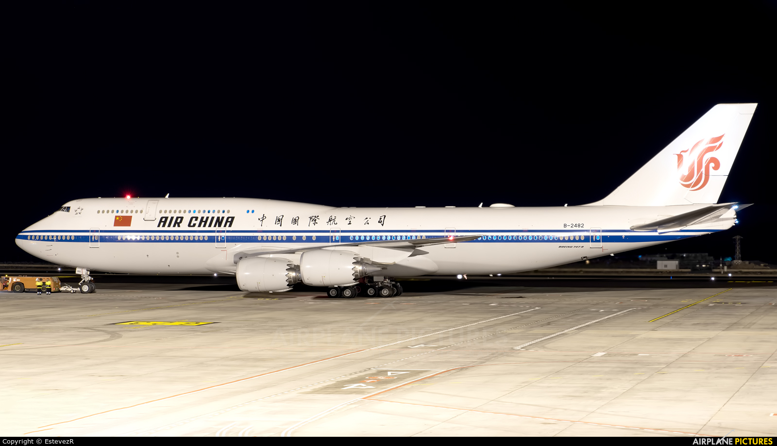 Air China B-2482 aircraft at Tenerife Sur - Reina Sofia
