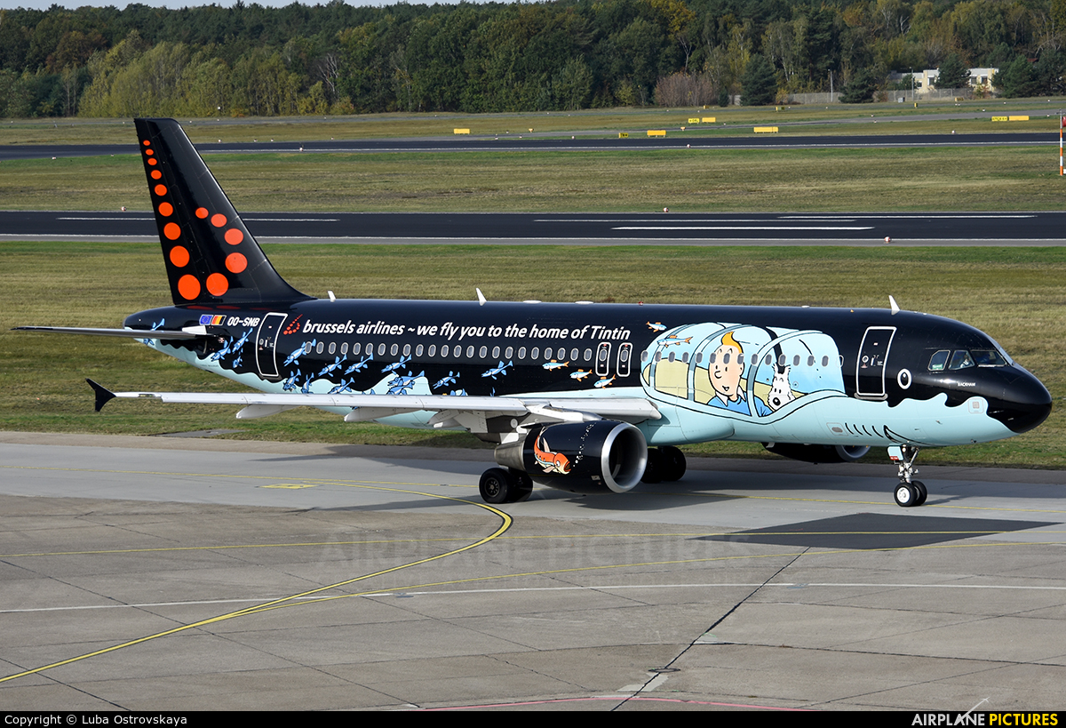 Brussels Airlines OO-SNB aircraft at Berlin - Tegel