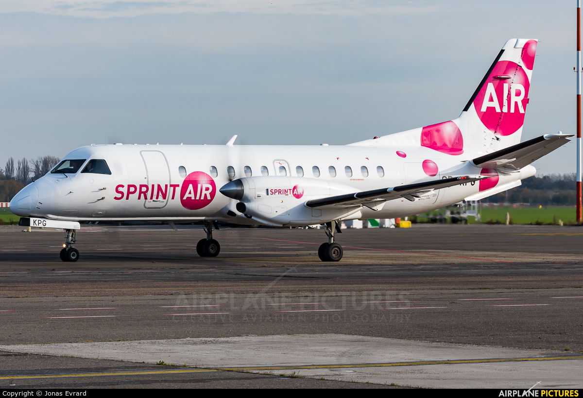 Sprint Air SP-KPG aircraft at Antwerp - Deurne