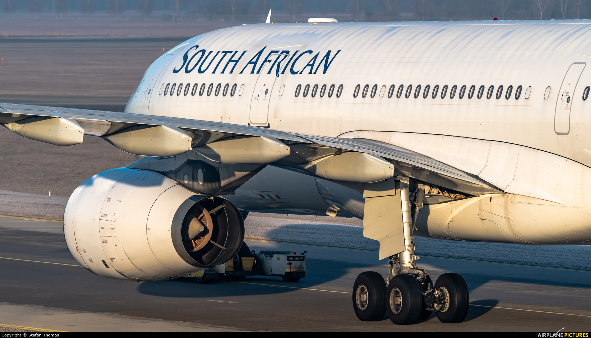 South African Airways ZS-SXU aircraft at Munich