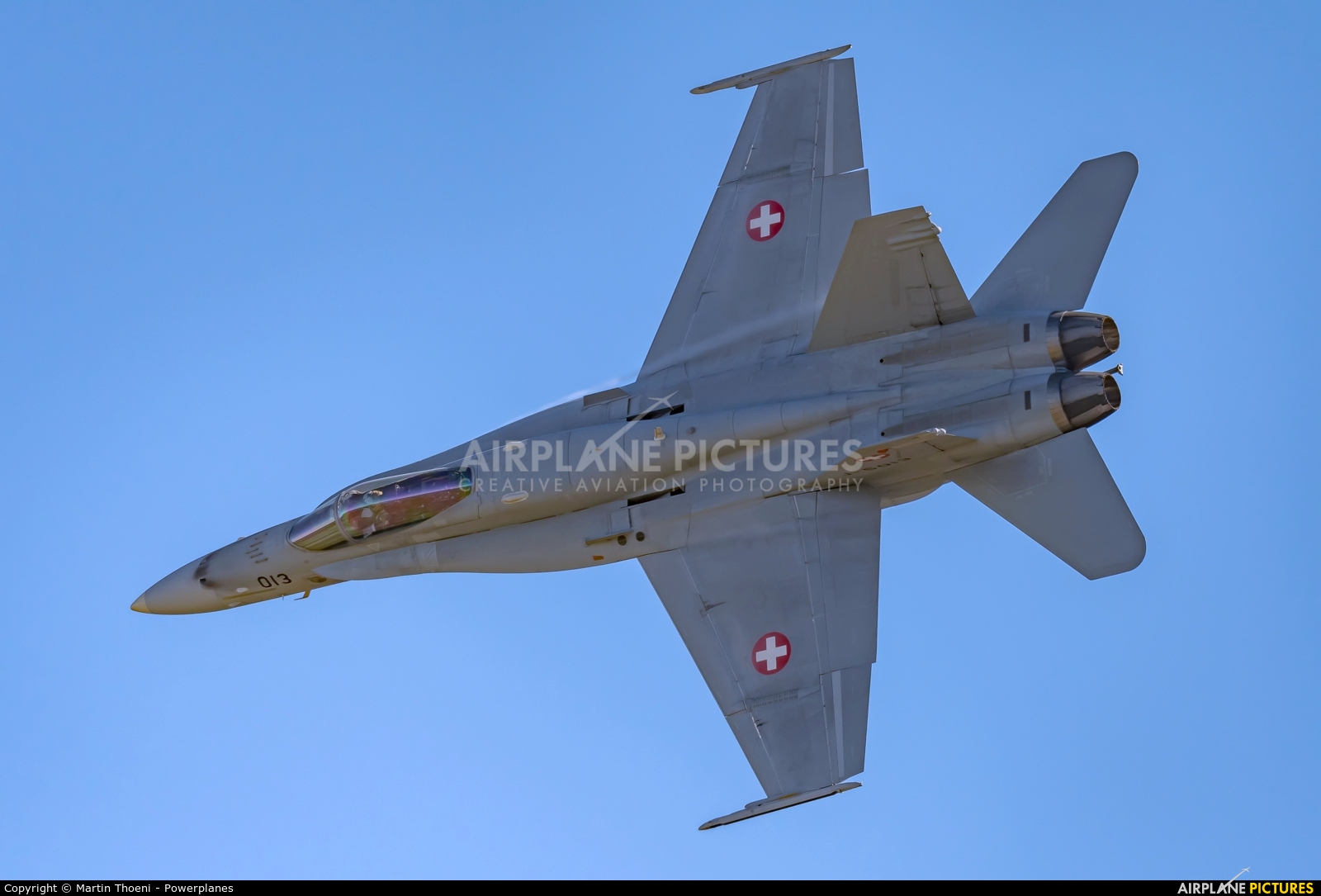 Switzerland - Air Force J-5013 aircraft at Axalp - Ebenfluh Range