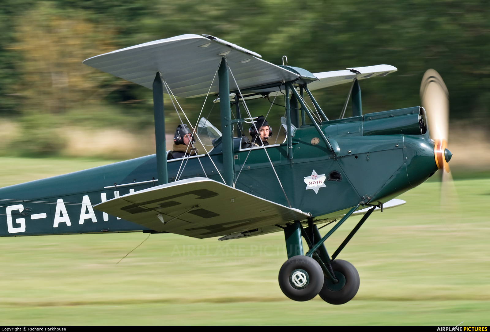 Private G-AAHI aircraft at Old Warden