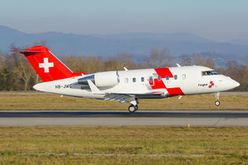 HB-JWC - REGA Swiss Air Ambulance  Bombardier CL-600-2B16 Challenger 604