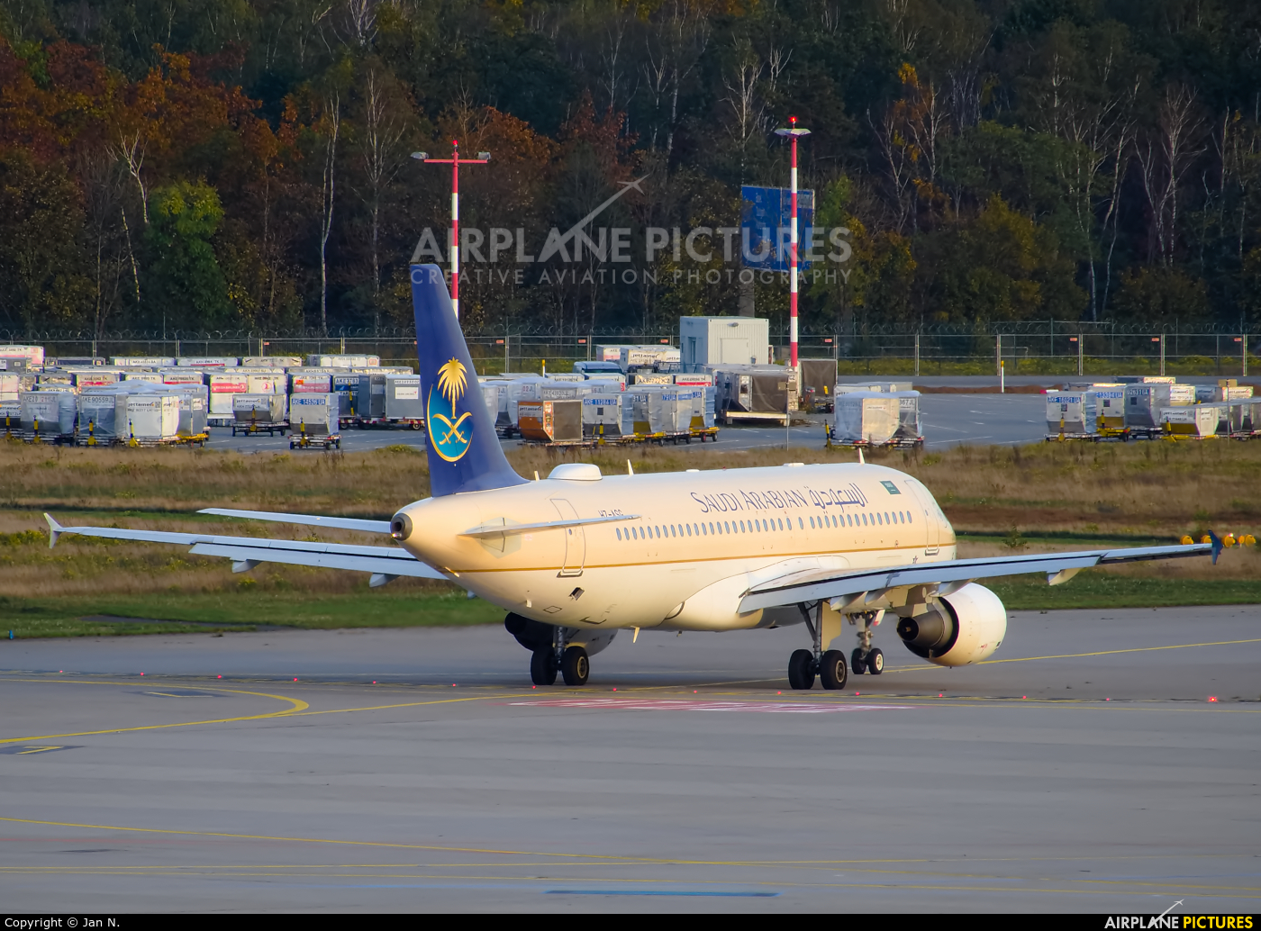 Saudi Arabian Airlines HZ-ASG aircraft at Frankfurt