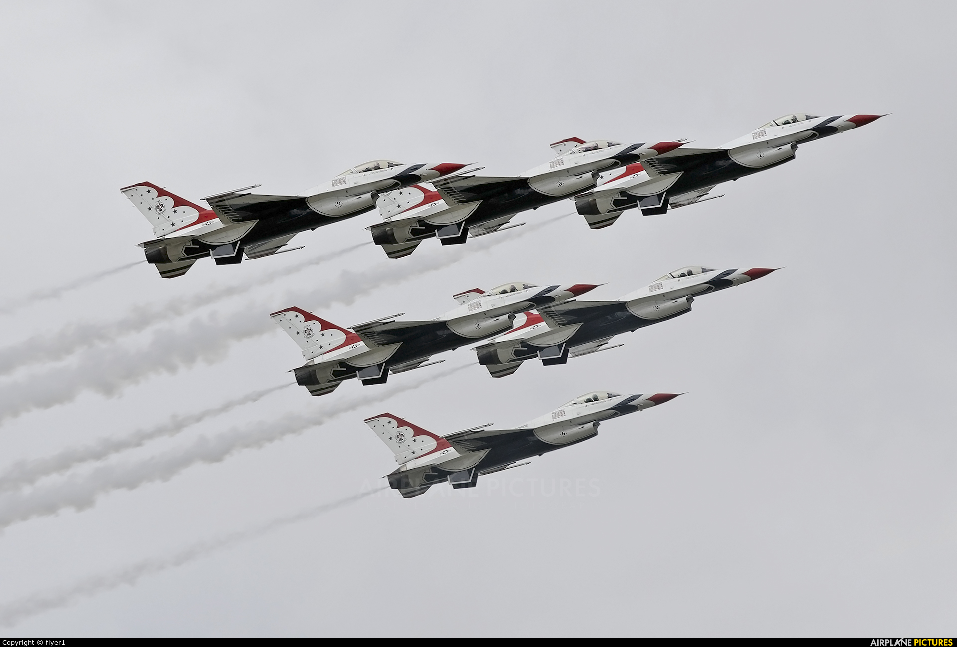 USA - Air Force : Thunderbirds 87-0319 aircraft at Fairford