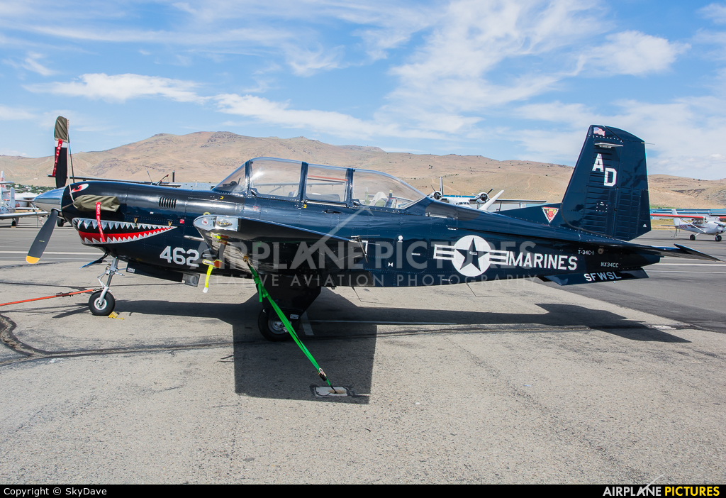 Private NX34CC aircraft at Carson City