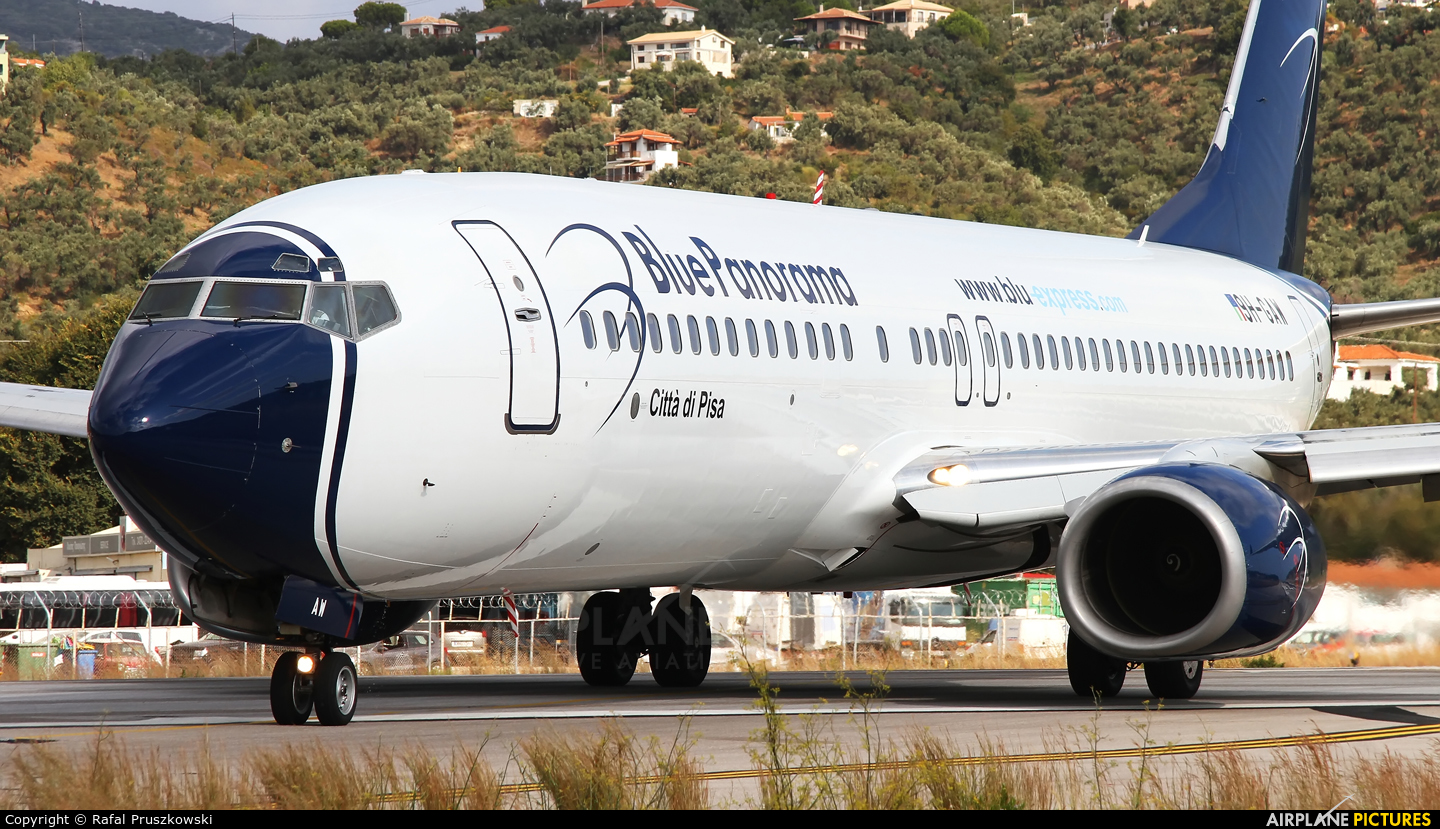 Blue Panorama Airlines 9H-GAW aircraft at Skiathos