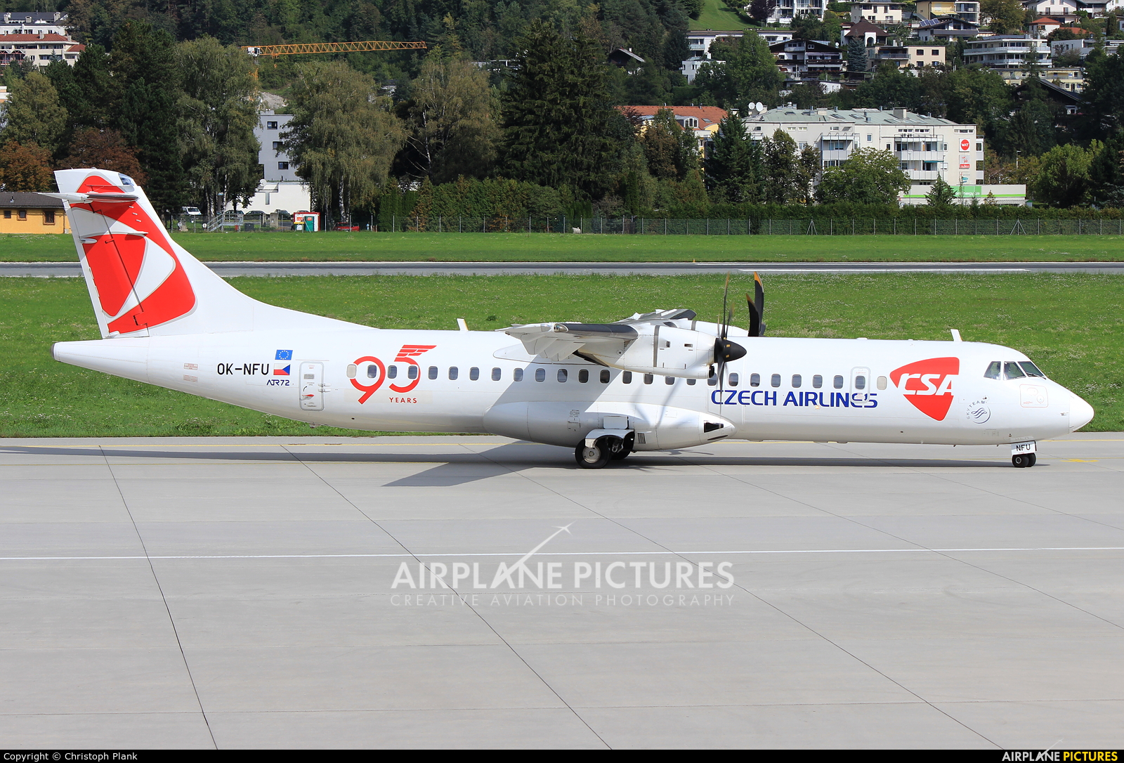 CSA - Czech Airlines OK-NFU aircraft at Innsbruck
