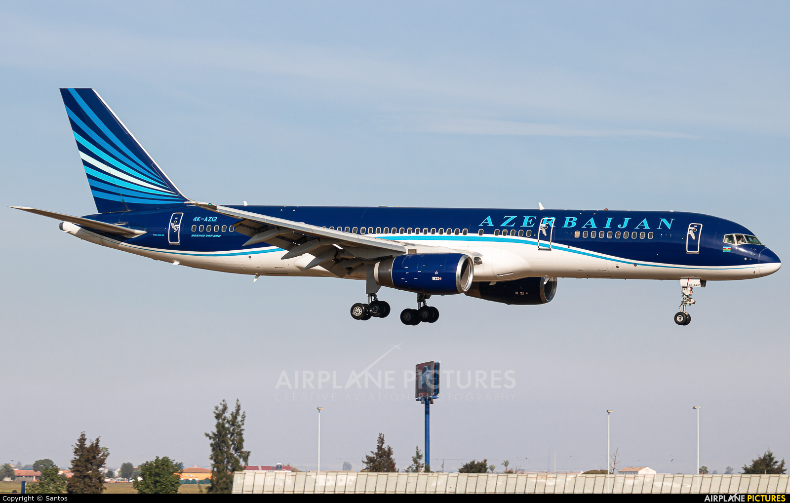 Azerbaijan Airlines 4K-AZ12 aircraft at Seville - San Pablo