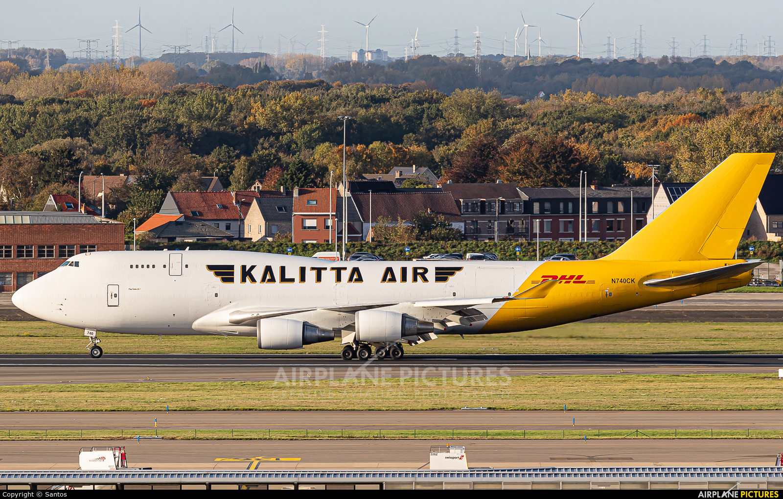 Kalitta Air N740CK aircraft at Brussels - Zaventem