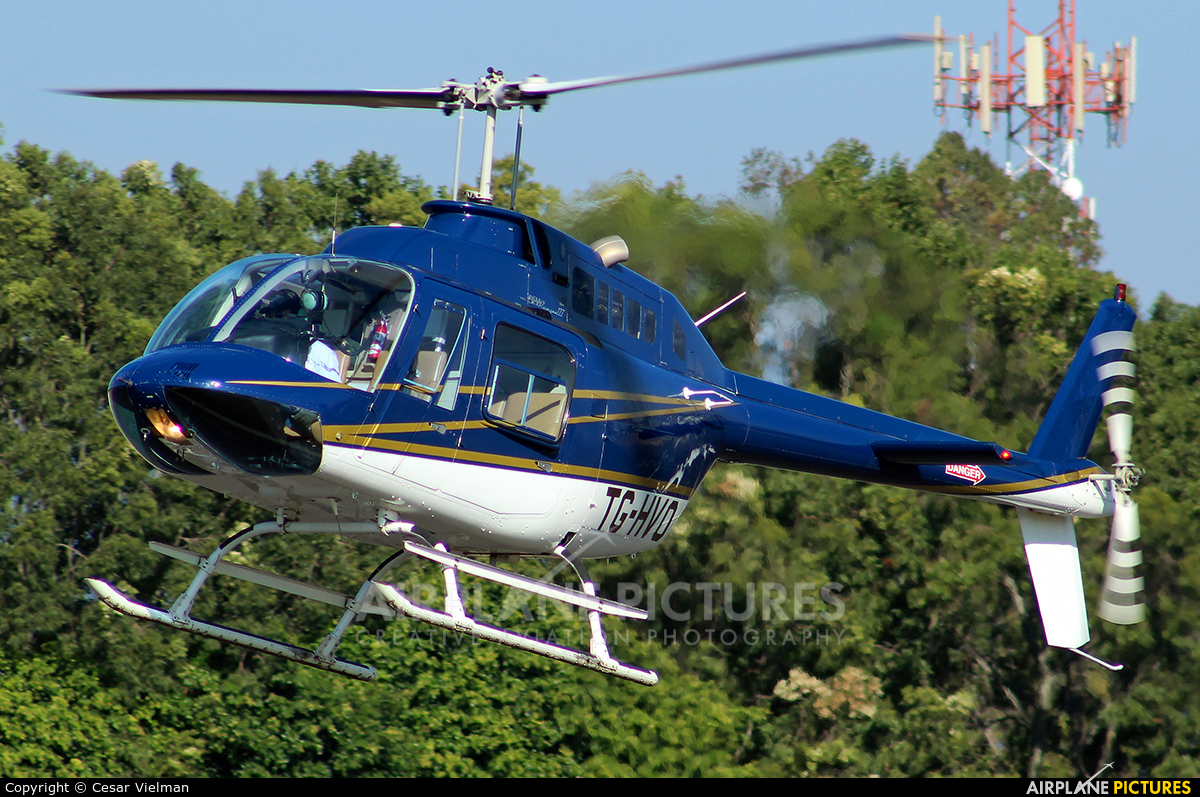 Bell helicopter TG-HVO aircraft at Guatemala - La Aurora