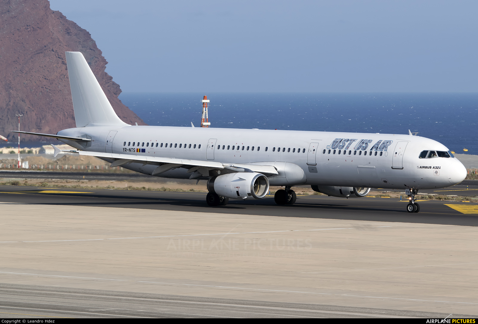 Just US Air YR-NTS aircraft at Tenerife Sur - Reina Sofia