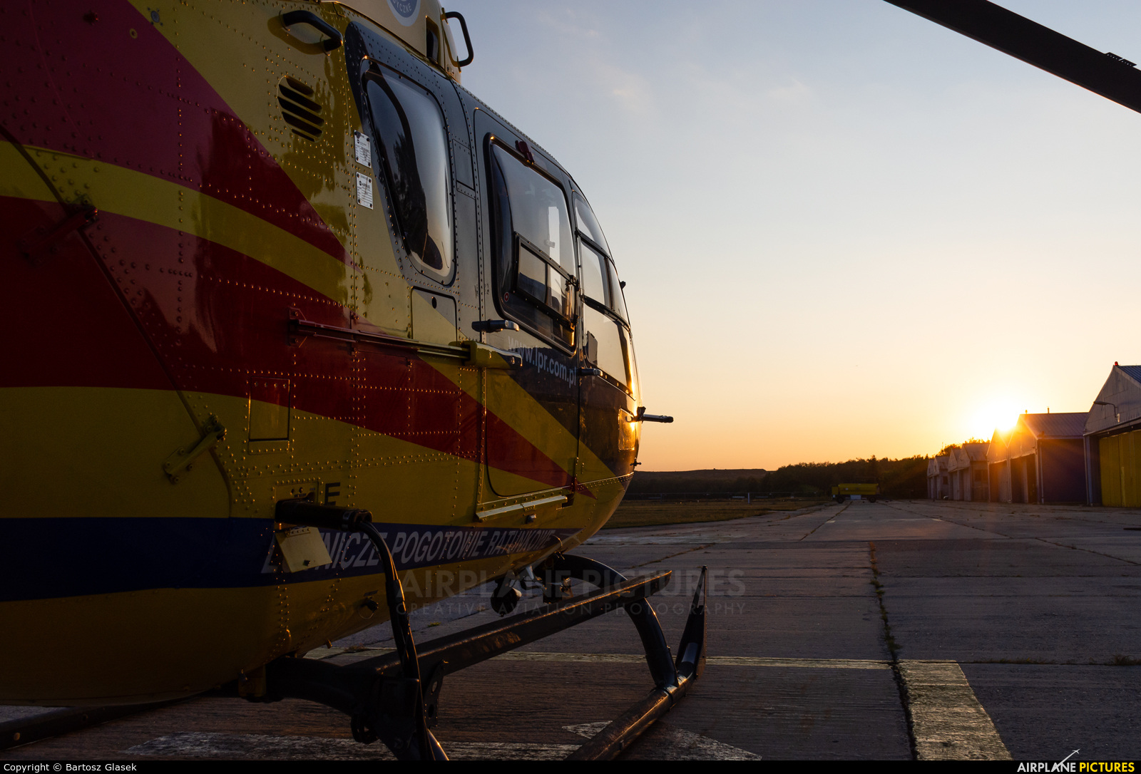 Polish Medical Air Rescue - Lotnicze Pogotowie Ratunkowe SP-HXS aircraft at Warsaw - Babice