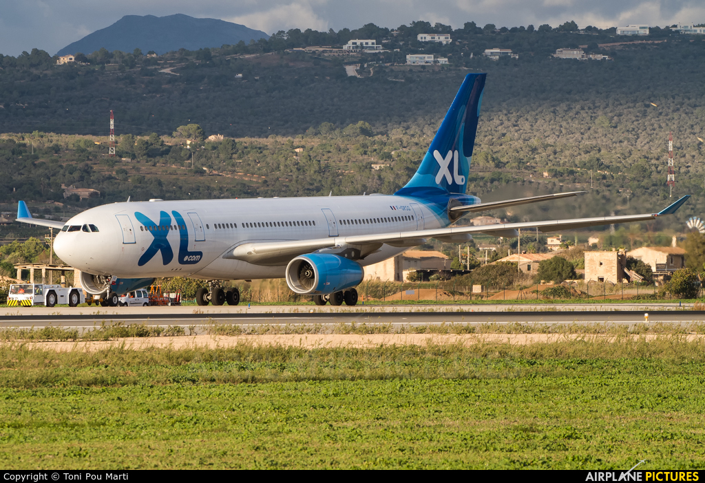 XL Airways France F-GRSQ aircraft at Palma de Mallorca