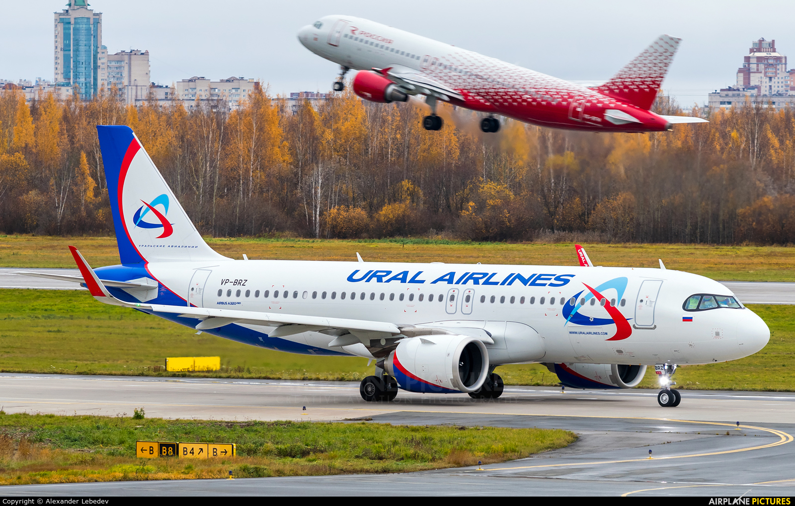 Ural Airlines VP-BRZ aircraft at St. Petersburg - Pulkovo