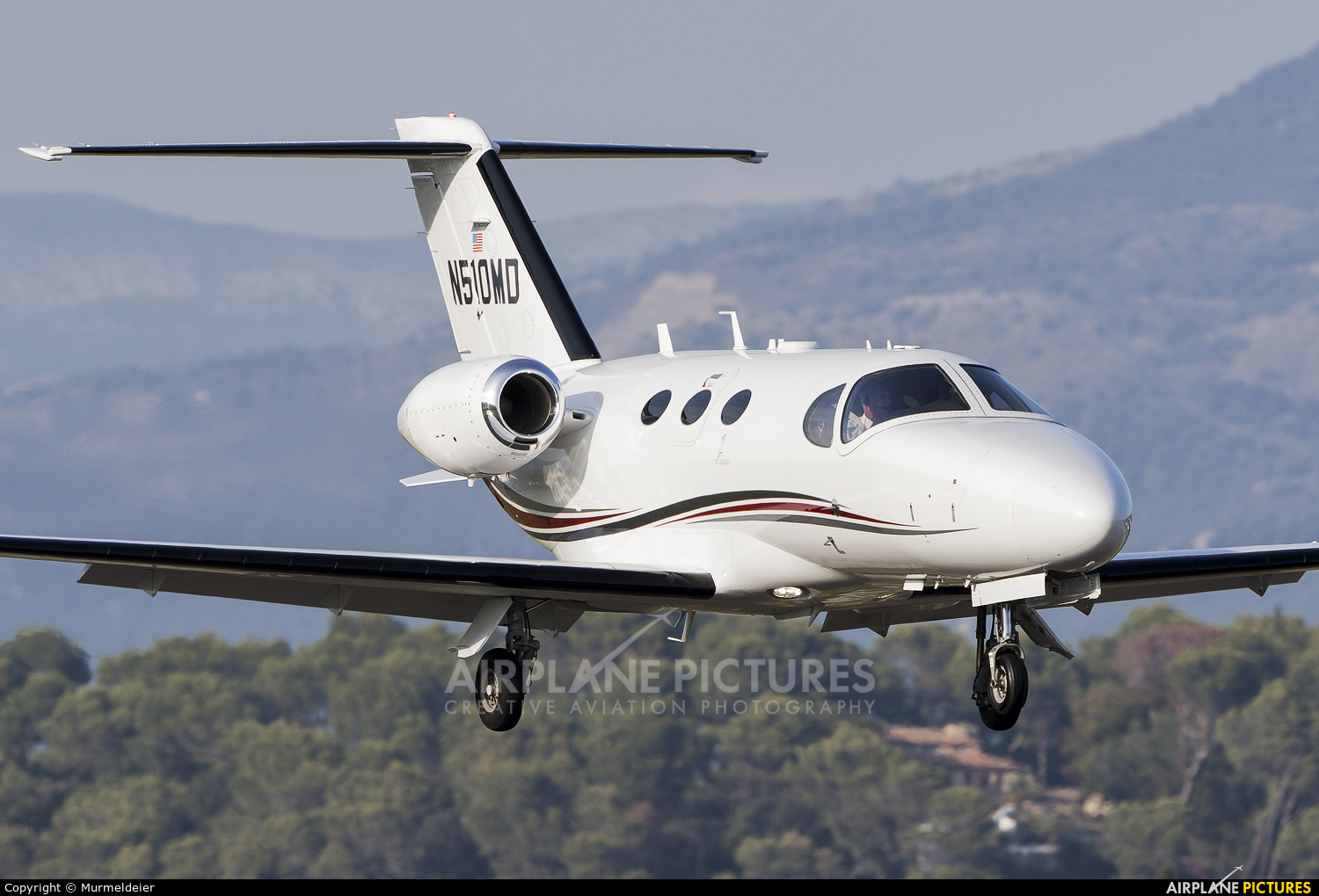 Private N510MD aircraft at Cannes - Mandelieu