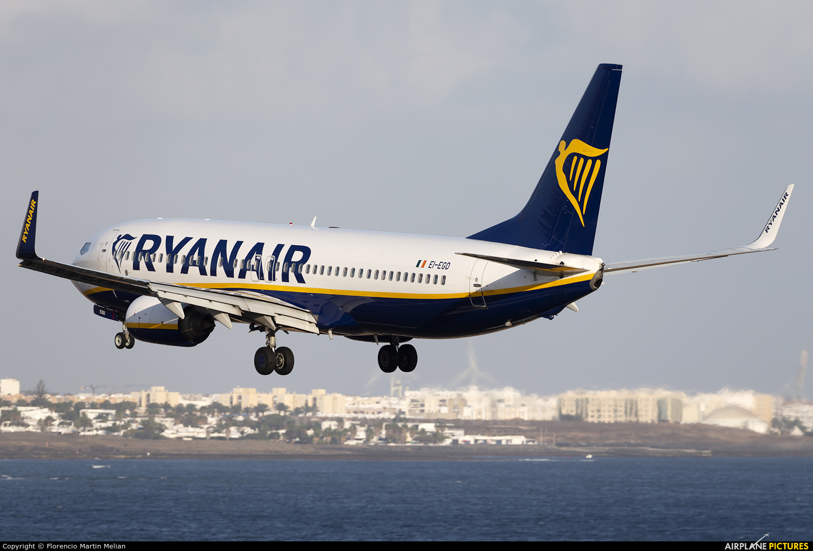Ryanair EI-EGD aircraft at Lanzarote - Arrecife