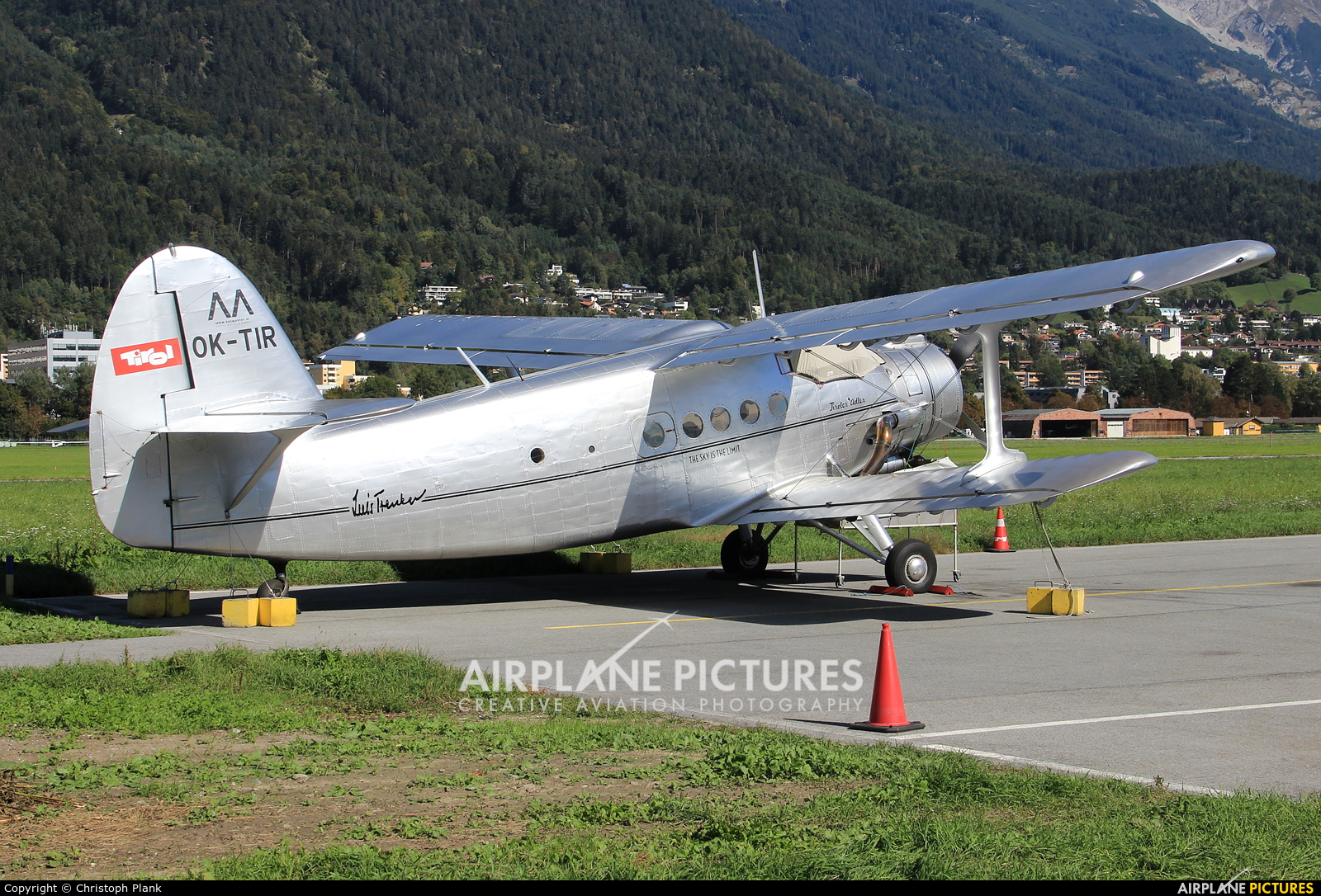 Tiroler Adler OK-TIR aircraft at Innsbruck