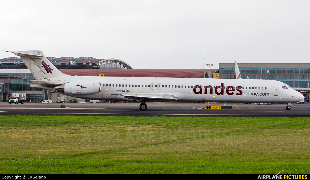 Andes Lineas Aereas  LV-AYD aircraft at San Jose - Juan Santamaría Intl