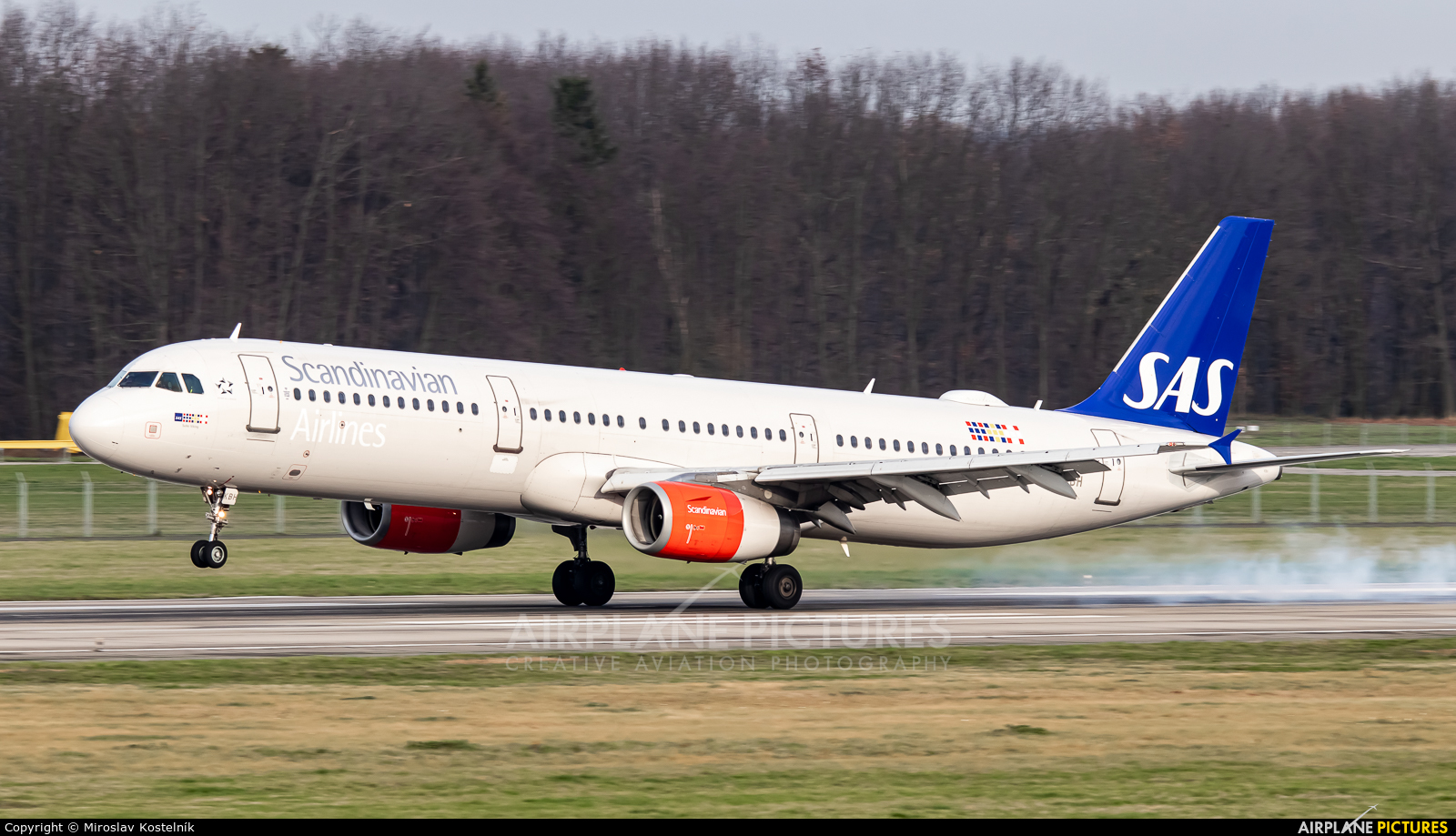 SAS - Scandinavian Airlines OY-KBH aircraft at Ostrava Mošnov