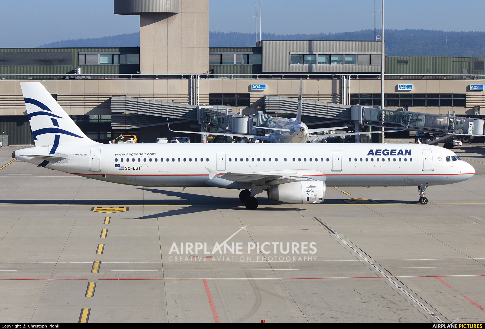 Aegean Airlines SX-DGT aircraft at Zurich