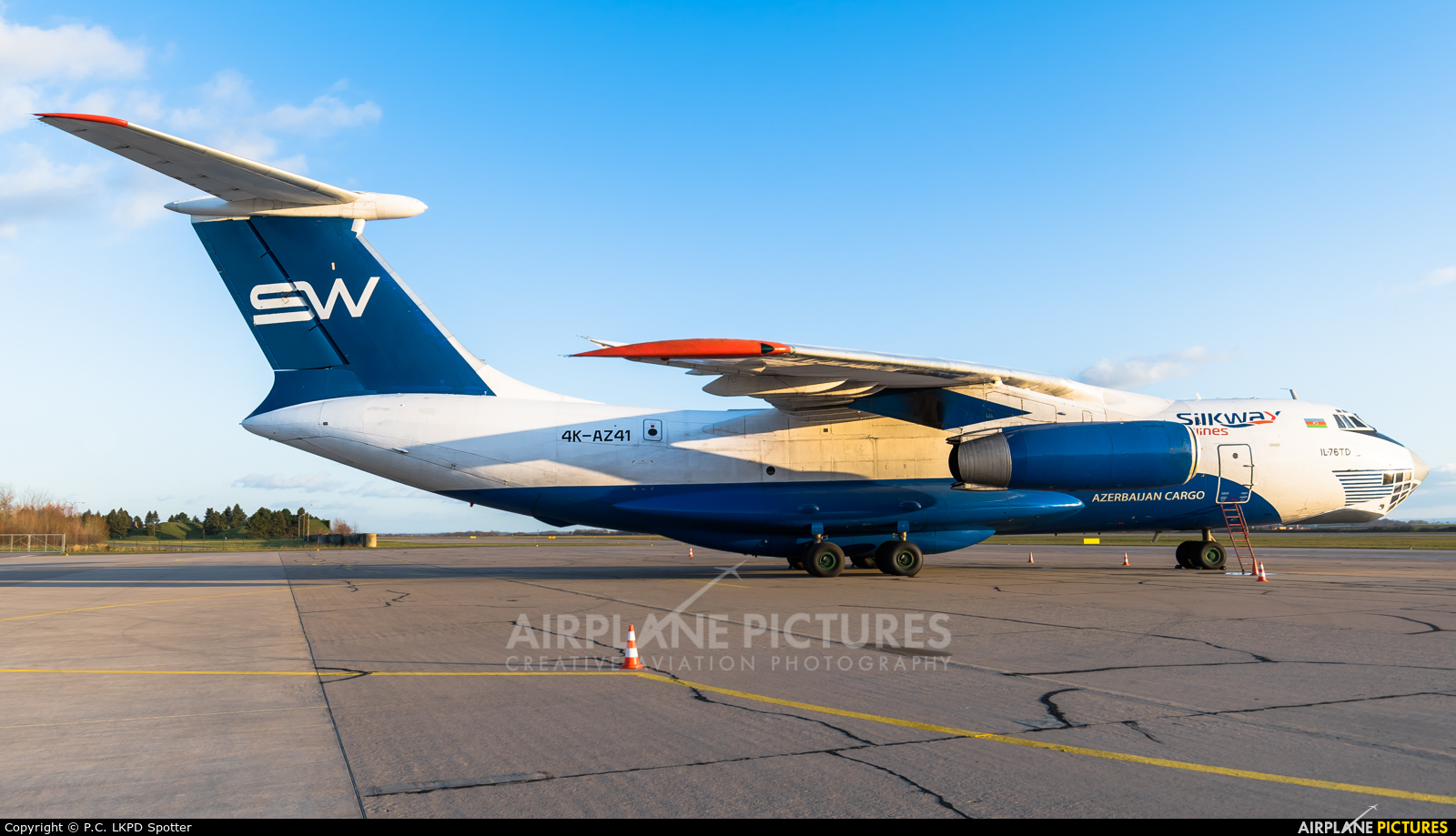 Silk Way Airlines 4K-AZ41 aircraft at Pardubice