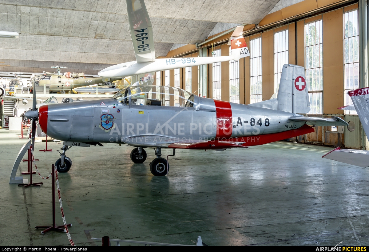 Fliegermuseum Altenrhein N848AD aircraft at St. Gallen - Altenrhein