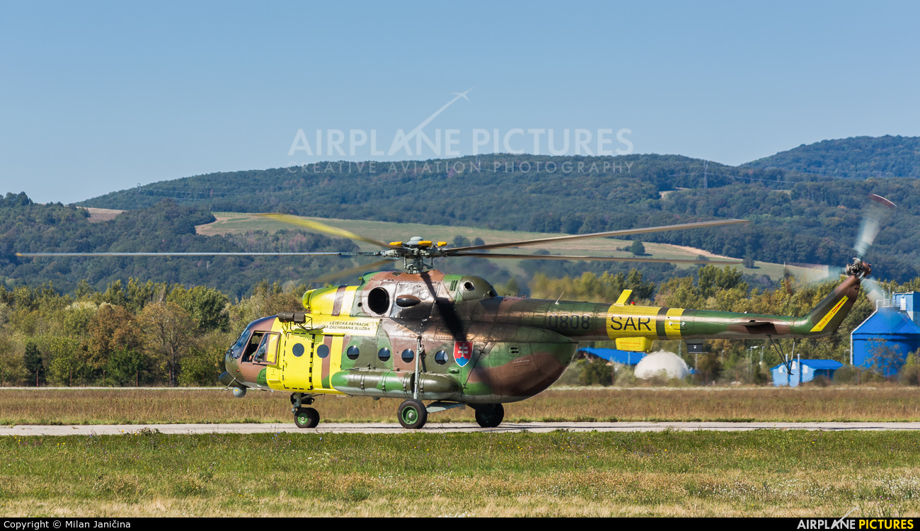 Slovakia -  Air Force 0808 aircraft at Trenčín