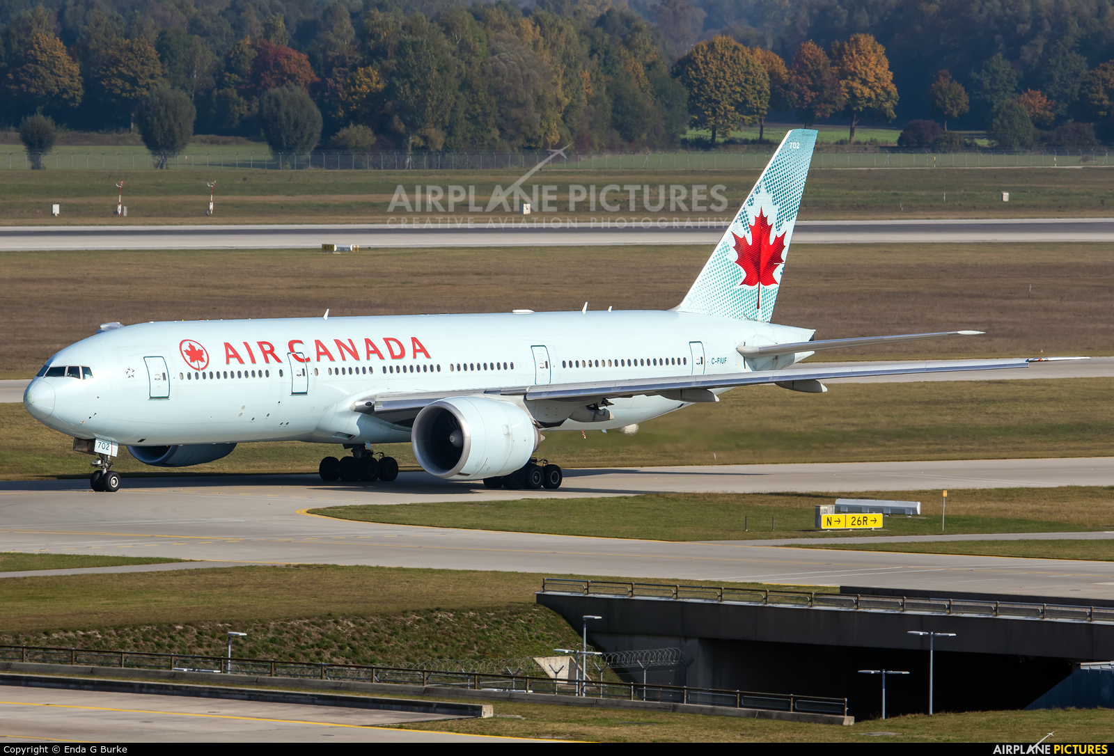 Air Canada C-FIUF aircraft at Munich