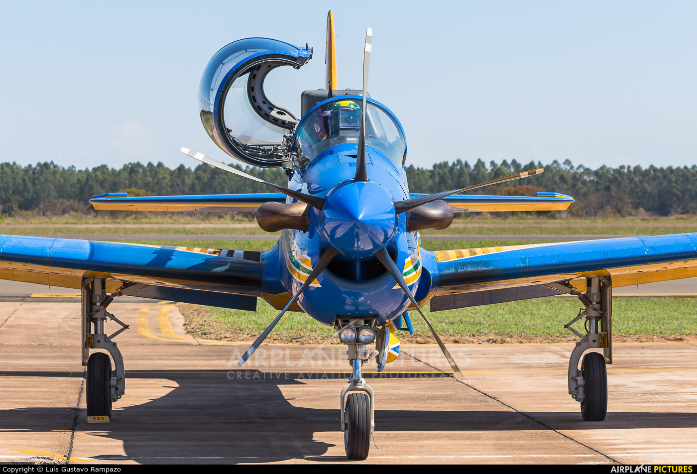 Brazil - Air Force "Esquadrilha da Fumaça" 5724 aircraft at Pirassununga (Campo Fontenelle)