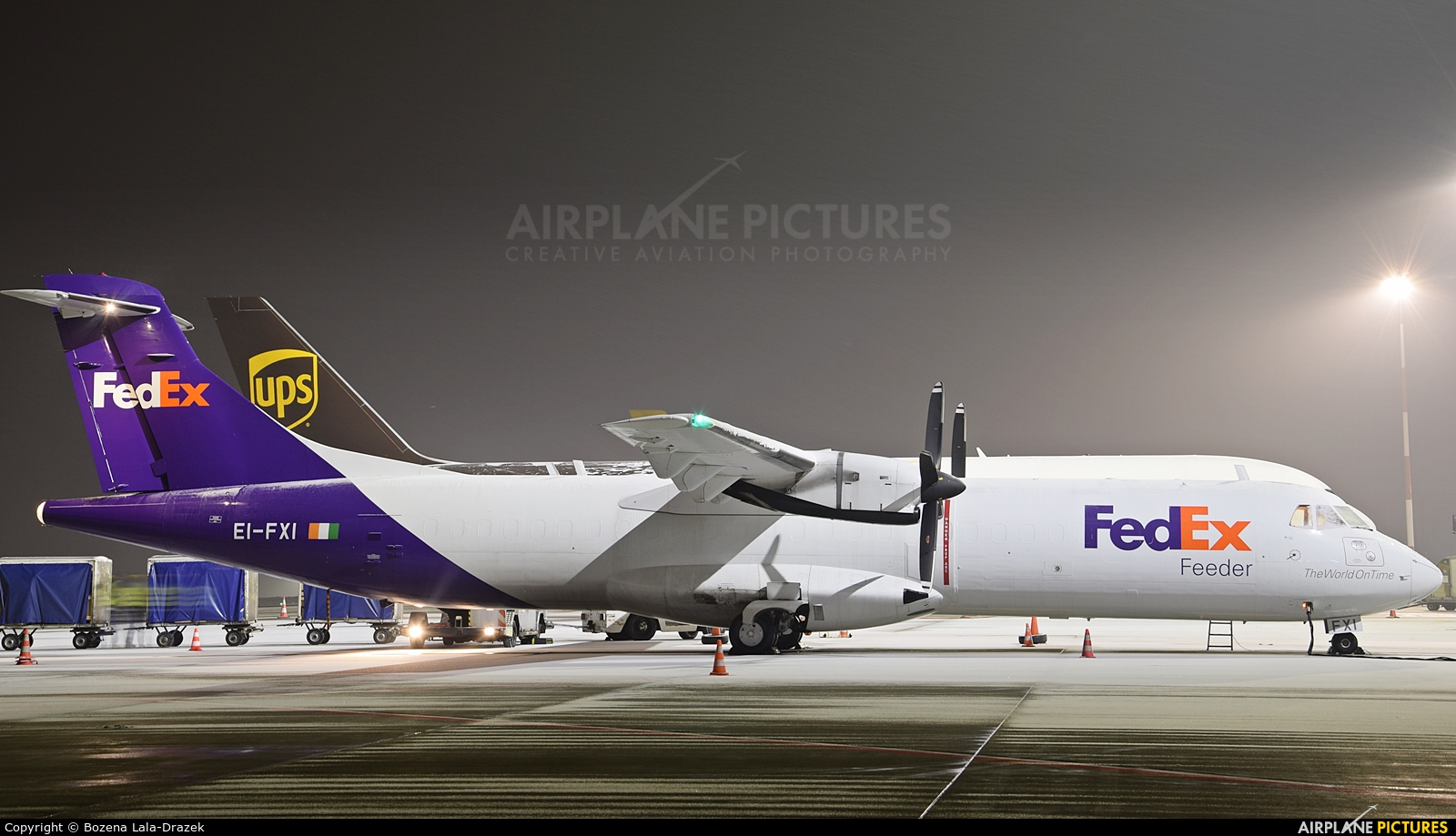 FedEx Feeder EI-FXI aircraft at Katowice - Pyrzowice