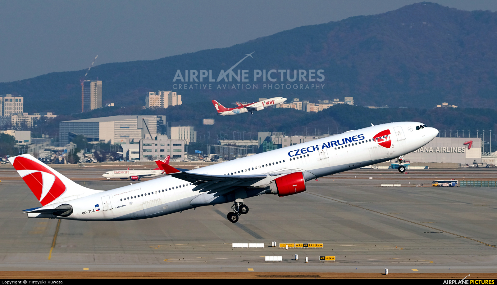 CSA - Czech Airlines OK-YBA aircraft at Seoul - Incheon