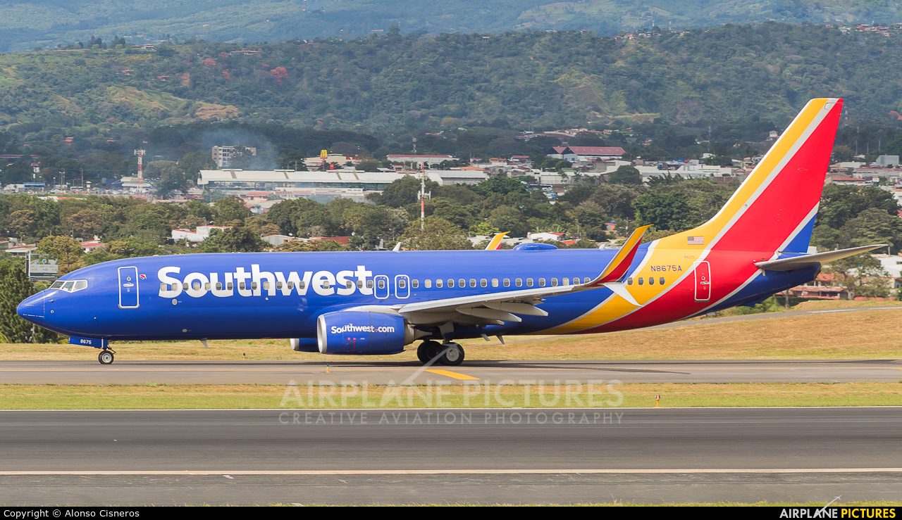 Southwest Airlines N8675A aircraft at San Jose - Juan Santamaría Intl