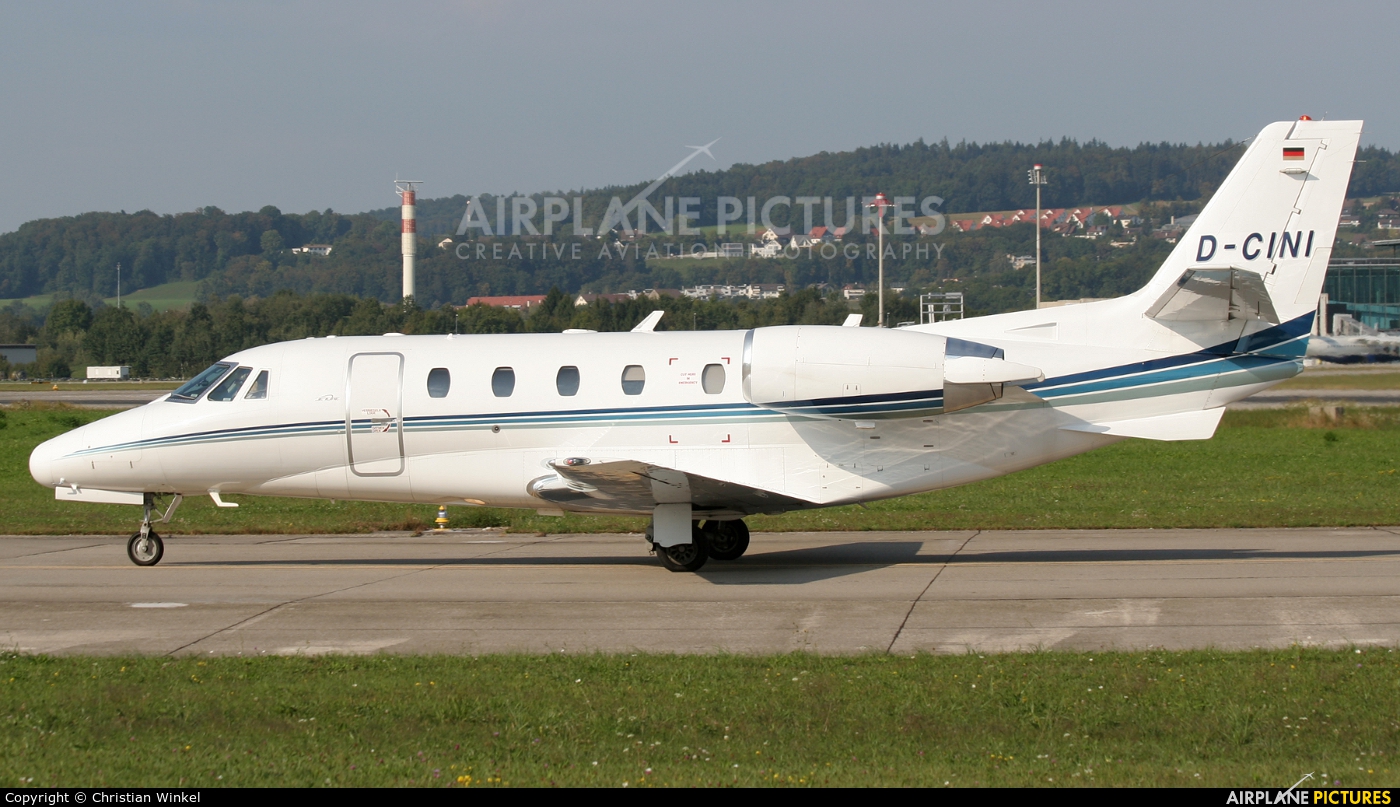 Private D-CINI aircraft at Zurich