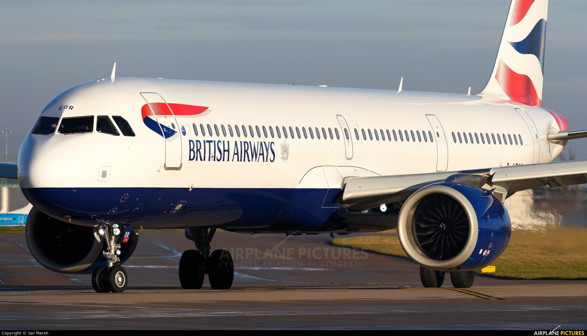 British Airways G-NEOR aircraft at Manchester