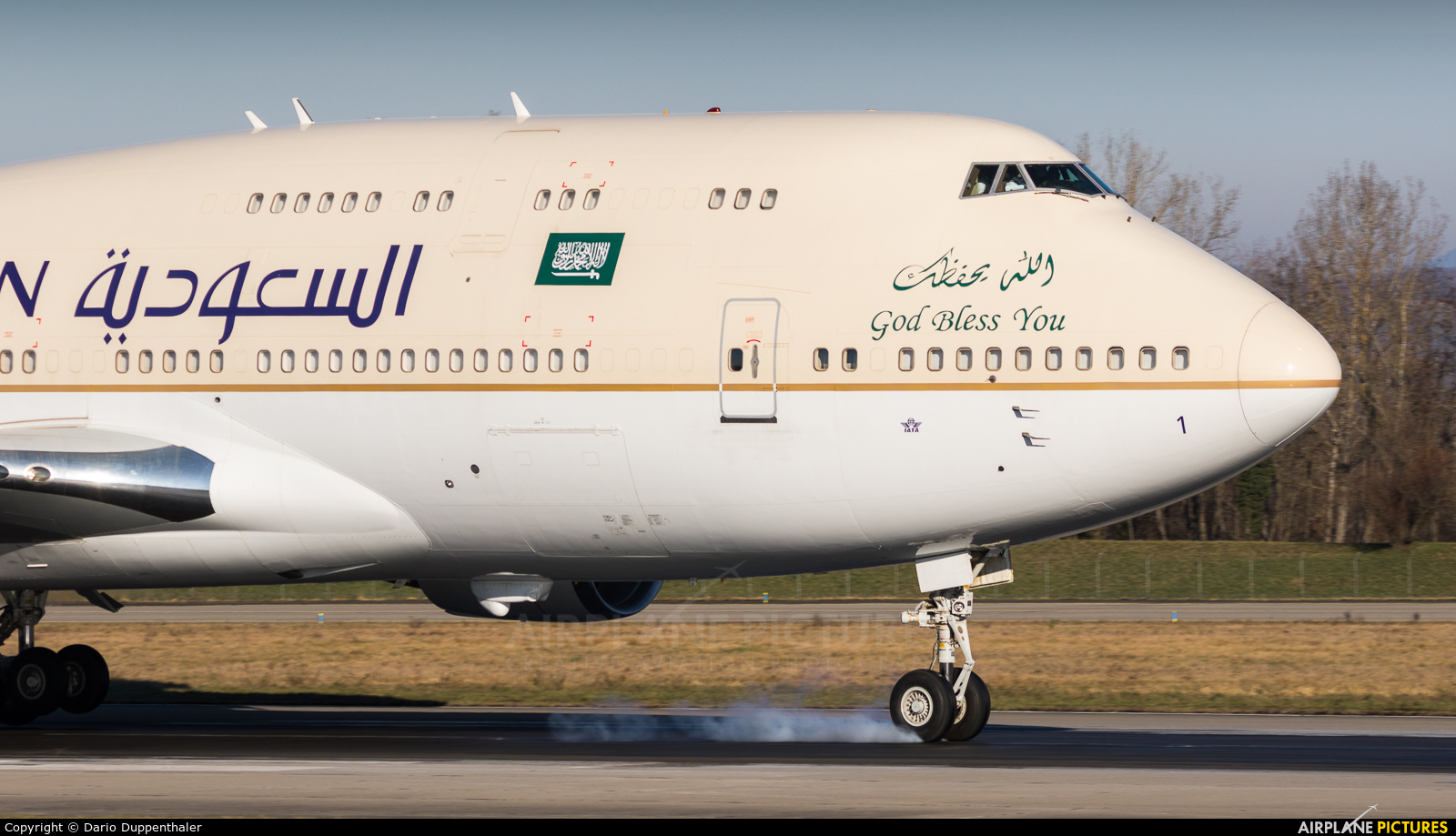 Saudi Arabia - Government HZ-HM1 aircraft at Basel - Mulhouse- Euro